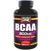 BCAA 800mg - 300 Cápsulas - Absolut Nutrition