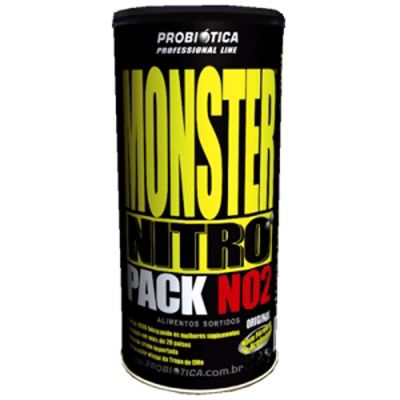 Monster Nitro Pack NO2 - 44 Packs - Probiótica