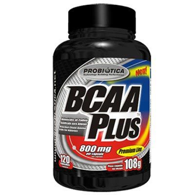 BCAA Plus 800mg - 120 Cápsulas - Probiótica